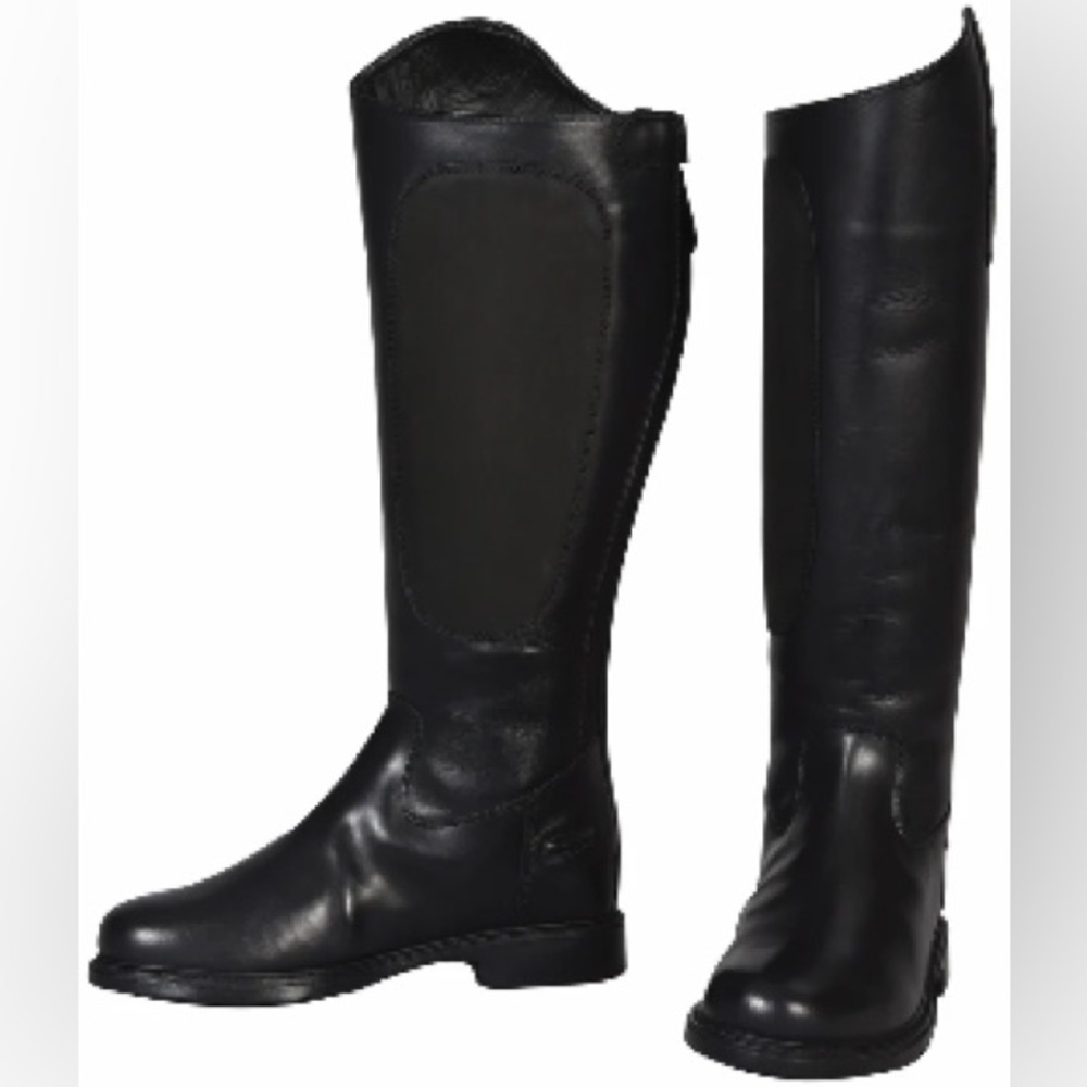 Tuff Rider Plus Size Dress Boots 9 Black Regular Standard